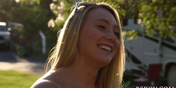 Analized pornstar facial