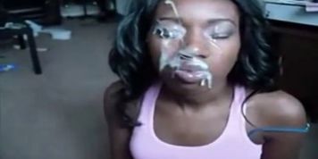 Black collage sluts facial compilation 