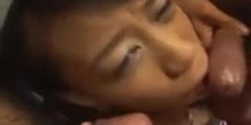 Asian chick gives stunning double blowjob (Ai Nakatsuka)