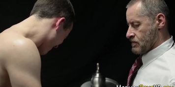 Mormon hunk sucking cock