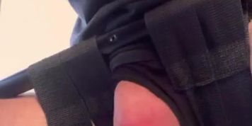 Human punching bag barehand 