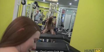 HUNT4K. Magnificent young girl loves just sports, money (Linda Sweet)