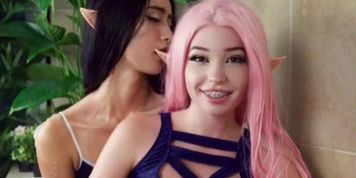 belle delphine lesbian elves xxx full free porn