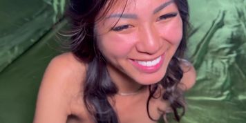 Tight Asian Pussy Pounded & Cum Covered for Christmas (Hoby Buchanon)