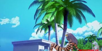 Furry Yiff Hentai. Yuri - Kitty & Tiger scissoring while Leopard fingers herself (Kim Triple X)