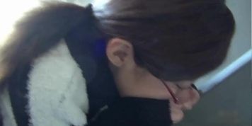 freaky chinese girl bends over after blowjob for rough hammering