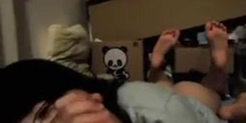 girl sucking bf on warehouse