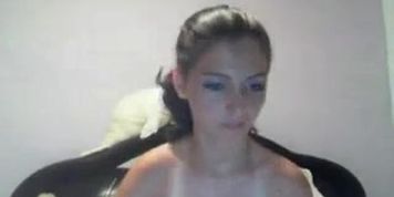 Sexy busty amateur dancing hot