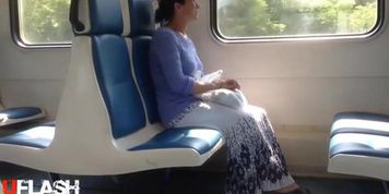 Dickflash for Mature Woman on Train
