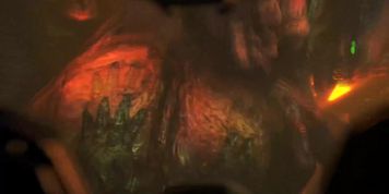 Thick Baron of hell got fucked by doom guy rough and came twice