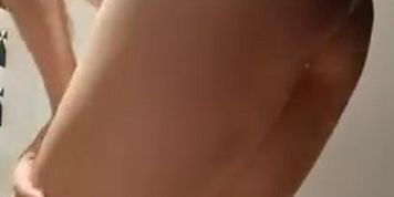 Barbie blondy with perfect body dances almost naked and shakes her butt (Dolores Dirty)