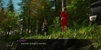The Mansion: Having Fun At The River With Two Topless Girls-Ep 33 (Visual_Novel)