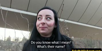 FAKEHUB - Pulled amateur cum swallows after wanking POV