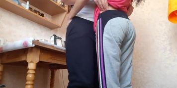 Fucking my sister's gf while she talks on the phone