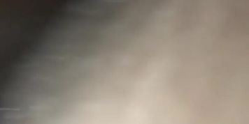 Big black booty takes her toy and my white cock