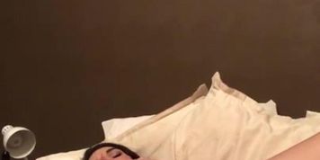 Big Tit Brunette Rubs & Fucks herself
