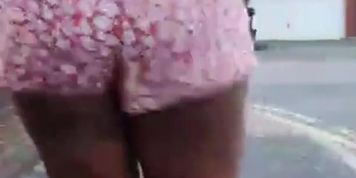 Upshots Ebony Booty Candid Street Voyuer - Anika Heart (Apple Bottom)