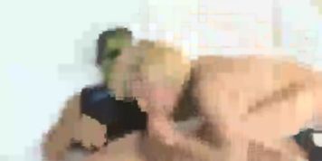 Blonde Gets Her Mouth Fucked Then Her Ass