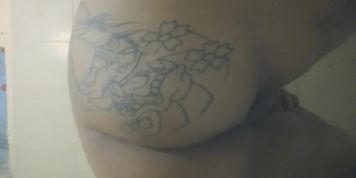 Culona, orinando BBW 