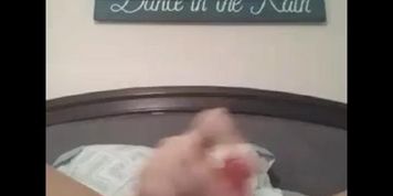 Wife vibrates pussy