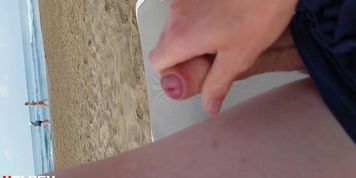 First beach flash and cum