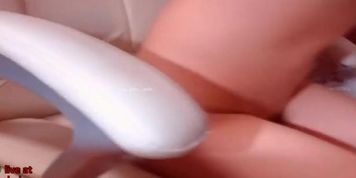 Korean hot girl creaming her pussy