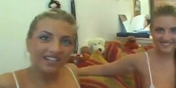Menage a Tois Goddesses in White Lingerie