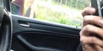 Car Flash Blonde Teen