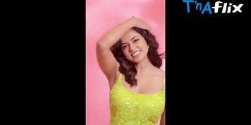Anju Kurian Breasts Scene  in Anju Kurian Green Mini Dress