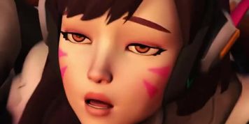 Overwatch Mercy/D.VaXGenji SFM Porn