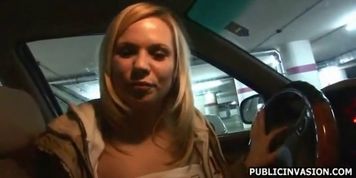 Sexy pretty amateur babe sucks off massive long cock - video 2