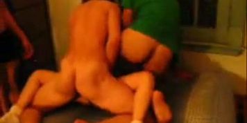Crazy Amateur Gangbang