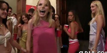 Sexy hottie bounds on rod - video 18