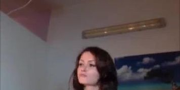 Skinny Model Strip Dancing And Masturbating