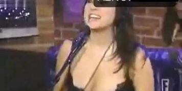 Jennifer Tilly Breasts Scene  in The Howard Stern Show