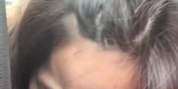 Ex gf sucks my cock in the car after school (Vina Sky)