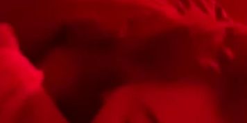Teen plays with big cock  (Red XXX)