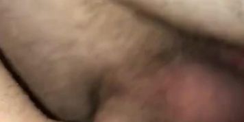 Soft cock still doing work