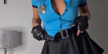 Cheeky clip from one of my videos Officer Naughty Strips ? by rosie_free from OnlyFans | Coomer