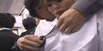 Shy Schoolgirl groped on train (Lexi Bloom)