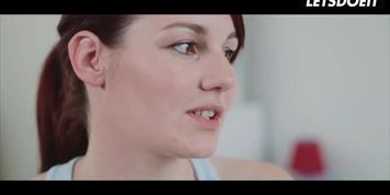 Redhead&rsquo;s Hands Move Higher in Intimate Massage (Elena Vega)