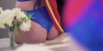 Angie Griffin Supergirl Sexy Lingerie - XXBRITS (Alisa Kiss, Angie Kiss)