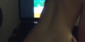 Slutty College Friend Rides Reverse Cowgirl