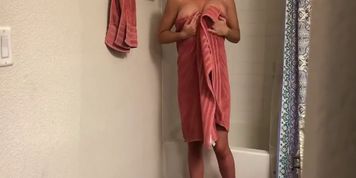 Cam Malfunction while spying on Hot College Girl