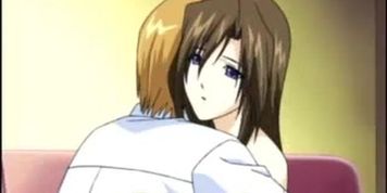 Sexy anime self masturbating and shoving vibrator