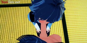 Fate Yaoi - Shirou Blowjob and Anal with Sieg in a Tatami (Kim Triple X)