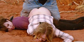DOMTHENATION - MILF gets filthy anal in the dirty while cuck girl assists