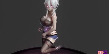 3D elf strip dance, wonderful music -1