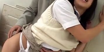 Rin has cunt rubbed in white panty and fucked by sucked stiffy