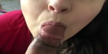 Exgirlfriend sucks cock before work